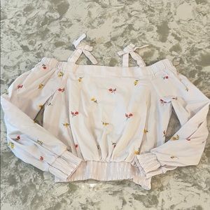 Girl’s Off the Shoulder Top